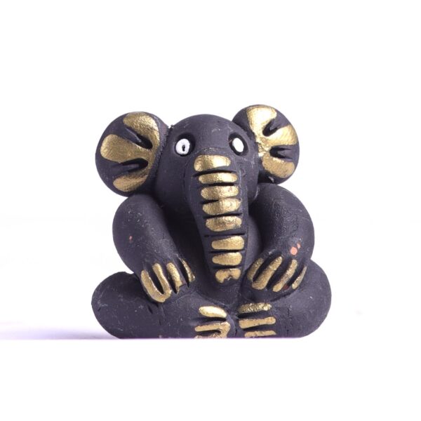 Terracotta Ganesh Idol, Small Ganesh Murti, Clay Ganesh Statue, Eco-friendly Ganesh Idol, Handmade Ganpati, Mini Ganesh Idol
